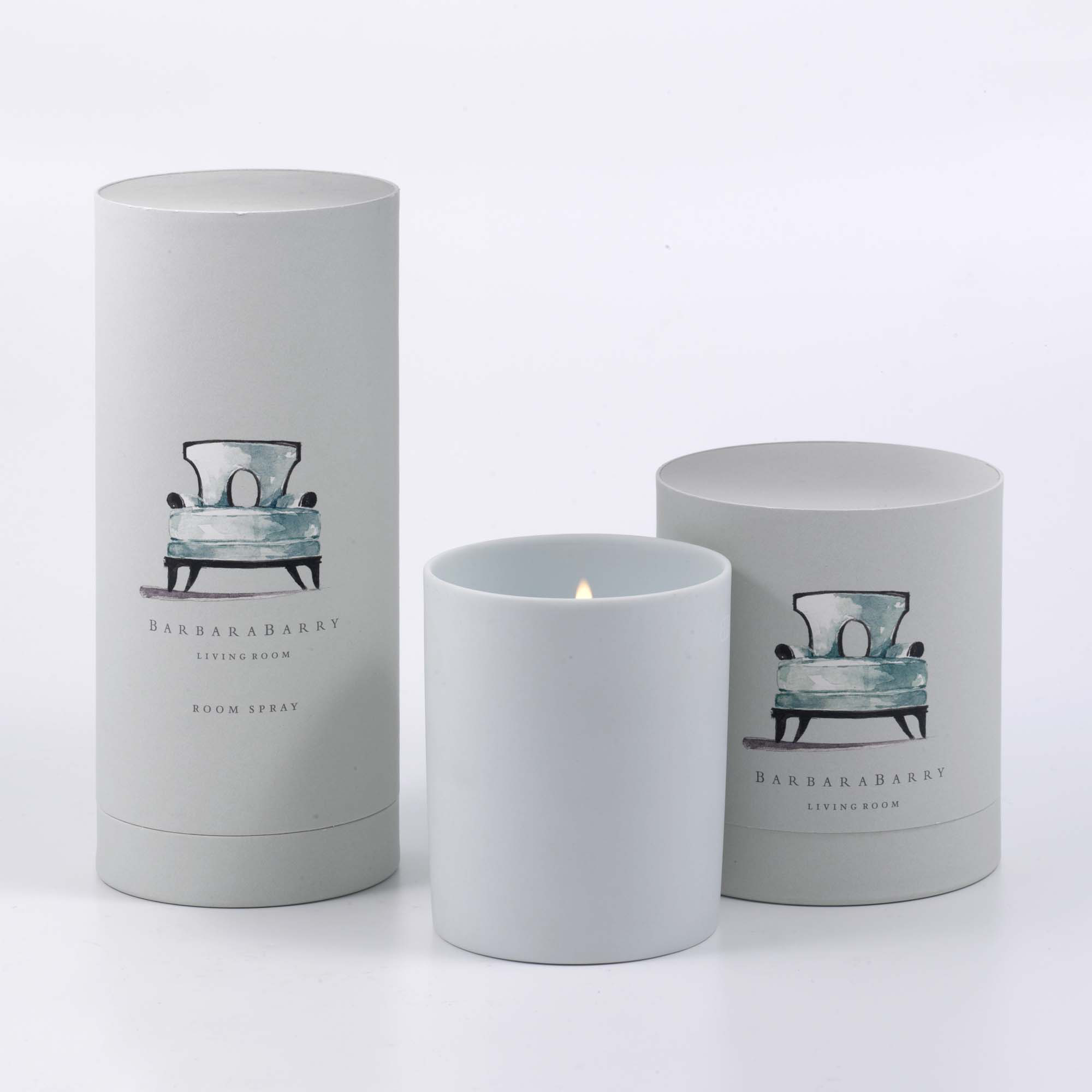 Barbara Barry Living Room Candle